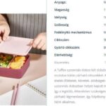 Tuffex uzsonnás doboz négyzet 2 szintes TP742