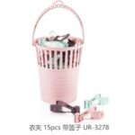 Urve ruhacsipesz 15db kosárral UR-3278