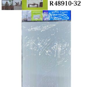 3D habszivacs falmatrica panel, fehér LB039-001