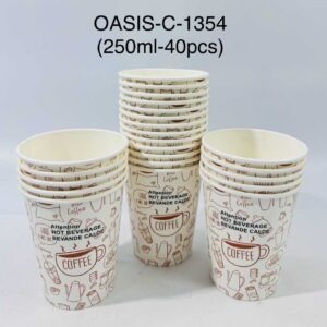 OASIS öko papírpohár 40db 250ml