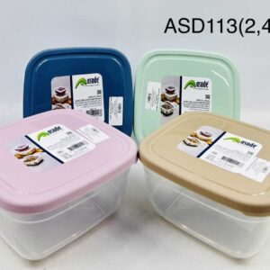 Asude maya tároló doboz négyzet 2.4l ASD113
