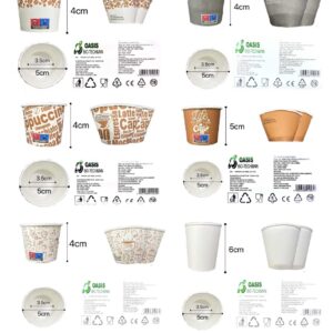 OASIS öko papírpohár 50db 90ml