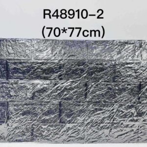3D habszivacs falmatrica panel, fekete 3D-E18