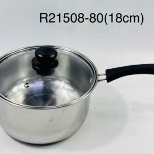 Rozsdamentes acél tejfőző lábas 18 cm