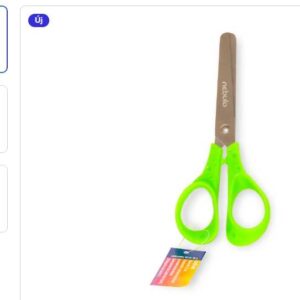 Olló. kerekített heggyel. iskolai. 13.5 cm. kínáló doboz nélkül