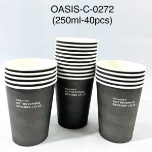 OASIS öko papírpohár 40db 250ml