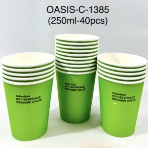 OASIS öko papírpohár 40db 250ml
