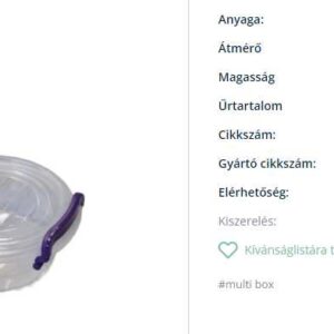 Easy multi box kerek 0.3l ESY401