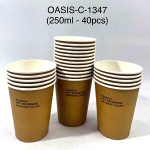 OASIS öko papírpohár 40db 250ml