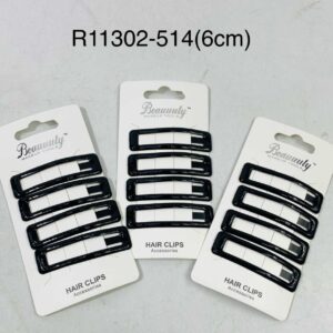 BB hajcsat zománcos szögletes 6cm 4db