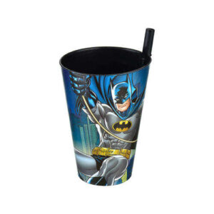 Tuffex Batman pohár szívószállal TP512-50